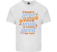 Indossa Il Tuo Sorriso Sentiti Bene Felice Gioia Amore Maglietta Per Bambini