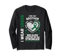 Indossa Il Verde per la consapevolezza della sindrome da paralisi cerebrale del Fratello Maglia a Manica