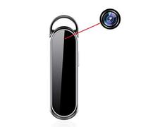 Indossabile Nascosta Microcamera Prendere Registrazione A Loop Per Riunione Sicurezza,Portatelo Con Voi Telecamera Spia Registratore Mini Telecamera,RNNTK Microcamera Spia Hd Ricaricabile Nero 128 Gb