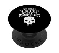 Indossalo nero fino a quando non c'è più scuro PopSockets PopGrip Adesivo