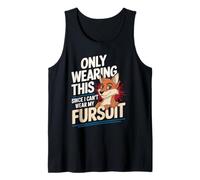 Indossando Solo Questo dal Momento Che Non Posso Indossare la mia Camicia pelosa Canotta