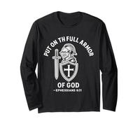 Indossare l'armatura completa di Dio Efesini 6:11 Maglia a Manica