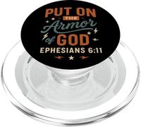 Indossare l'armatura di Dio Efesini 6 13 - Vintage Christian PopSockets PopGrip per MagSafe