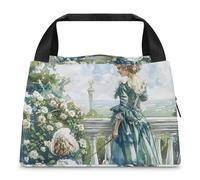 Indossare un vestito verde borsa per il pranzo per donne e uomini riutilizzabile borsa per il pranzo isolata grande capacità lunchbox frigo contenitore per il pranzo per lavoro, ufficio, picnic