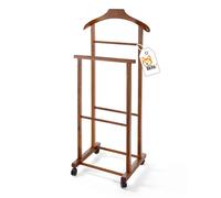 New Mottinox Doppio Indossatore Faggio da Camera Noce Miele in Legno 43x33x105h Cm