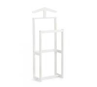 Indossatore Servomuto 40x24x106 cm Daiki in Legno Bianco