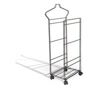 Indossatore servomuto AMBROGIO (43x25x100cm) Argento champagne metallizzato 950