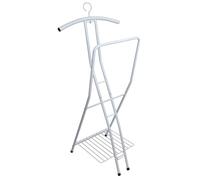 Indossatore Servomuto in Metallo con Stelo 47x42x113 cm Fadi Bianco