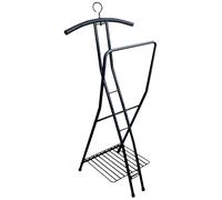 Indossatore Servomuto in Metallo con Stelo 47x42x113 cm Fadi Nero