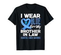 Indossiamo Il Blu per Il Supporto del Cancro del Colon-retto di Mio cognato Maglietta