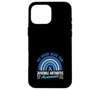Indossiamo il blu per la consapevolezza dell'artrite giovanile Custodia per iPhone 16 Pro Max