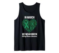 Indossiamo Il Mese di sensibilizzazione sulle malattie renali Verdi Canotta