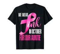 Indossiamo Il Rosa in Ottobre per la Zia Nipote Zia Maglietta
