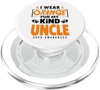 Indosso arancione per mio zio BPCO guerriero coscienza BPCO PopSockets PopGrip per MagSafe