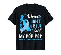 Indosso azzurro per la mia consapevolezza pop pop sul cancro alla prostata Maglietta