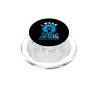 Indosso Blu Per Il Mese Di Consapevolezza Del Diabete Sopravvissuto Diabetico PopSockets PopGrip per MagSafe