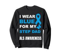 INDOSSO Blu per LA CONSAPEVOLEZZA del Mio Passo papà Als Felpa