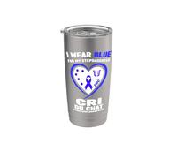 Indosso blu per la sindrome della mia figliastra Cri Du Chat Bicchiere termico in acciaio inox doppia parete