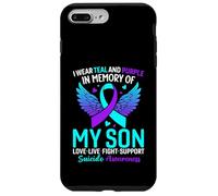 Indosso foglia di tè e viola per la prevenzione del suicidio di mio figlio Custodia per iPhone 7 Plus/8 Plus