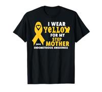 Indosso Giallo per Il Mio Passo Mamma Camicia Endometriosi Consapevolezza Maglietta