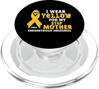 Indosso Giallo Per Il Mio Passo mamma Camicia Endometriosi Consapevolezza PopSockets PopGrip per MagSafe