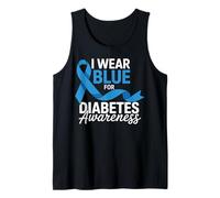 Indosso Il Blu per la consapevolezza del diabete Canotta