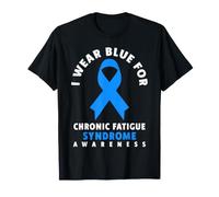 Indosso Il Blu per la consapevolezza della sindrome da stanchezza cronica Maglietta