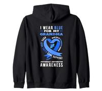 Indosso Il Blu per la consapevolezza dell'artrite Giovanile di mia Nonna Felpa con Cappuccio