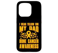 Indosso il giallo per la consapevolezza del cancro alle ossa di mio padre Custodia per iPhone 15 Pro