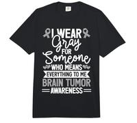 Indosso Il Glioblastoma del tumore cerebrale Grigio Consapevolezza del Cancro al Cervello Comfort Colors Adult Heavyweight T-Shirt