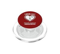 Indosso il grigio per la consapevolezza del cancro al cervello di mia nipote PopSockets PopGrip per MagSafe