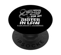 Indosso il grigio per la consapevolezza del Parkinson di mia cognata PopSockets PopGrip Adesivo
