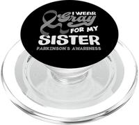 Indosso il grigio perché mia sorella sostenga la consapevolezza del Parkinson PopSockets PopGrip per MagSafe