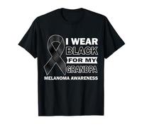 Indosso il nero per il mese della consapevolezza del cancro al melanoma di mio nonno Maglietta
