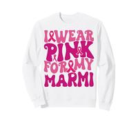 Indosso Il Rosa per i Miei Bambini Marmi per la sensibilizzazione al Cancro al Seno Felpa