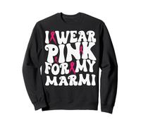 Indosso Il Rosa per i Miei Bambini Marmi per la sensibilizzazione al Cancro al Seno Felpa