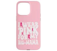 Indosso il rosa per i miei bambini per la sensibilizzazione al cancro al seno della mamma grande Custodia per iPhone 15 Pro Max