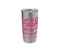 INDOSSO IL ROSA PER IL MIO AMICO CONSAPEVOLEZZA DEL CANCRO AL Bicchiere termico in acciaio inox doppia parete