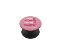 INDOSSO IL ROSA PER IL MIO COMBATTIMENTO CONSAPEVOLEZZA DEL CANCRO AL PopSockets PopGrip Adesivo