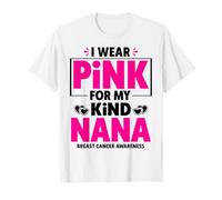 Indosso Il Rosa per la consapevolezza del Cancro al Seno della mia Nonna Maglietta