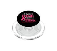 Indosso il rosa per la consapevolezza del cancro al seno di mia cognata PopSockets PopGrip per MagSafe