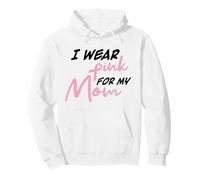 Indosso Il Rosa per la consapevolezza del Cancro al Seno di mia Madre Felpa con Cappuccio