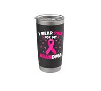 Indosso il rosa per la consapevolezza del cancro al seno di mia nonna Bicchiere termico in acciaio inox doppia parete
