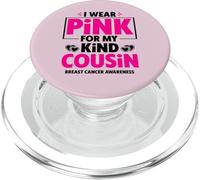 Indosso il rosa per la consapevolezza del cancro al seno di mio cugino PopSockets PopGrip per MagSafe