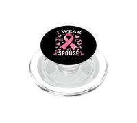 Indosso il rosa per la consapevolezza del cancro del mio coniuge PopSockets PopGrip per MagSafe