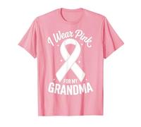 Indosso Il Rosa per la consapevolezza del Cancro di mia Nonna Maglietta