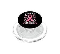 Indosso il rosa per la consapevolezza del cancro di mio cugino PopSockets PopGrip per MagSafe