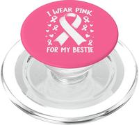 Indosso il rosa per la mia migliore consapevolezza del cancro PopSockets PopGrip per MagSafe