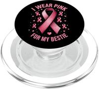 Indosso il rosa per la mia migliore consapevolezza del cancro PopSockets PopGrip per MagSafe