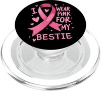 Indosso il rosa per la mia migliore consapevolezza del cancro PopSockets PopGrip per MagSafe